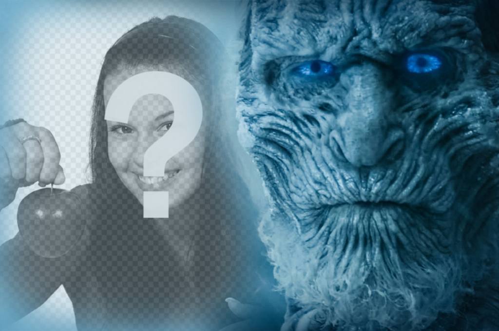Effect with the White Walker from Game of Thrones ..