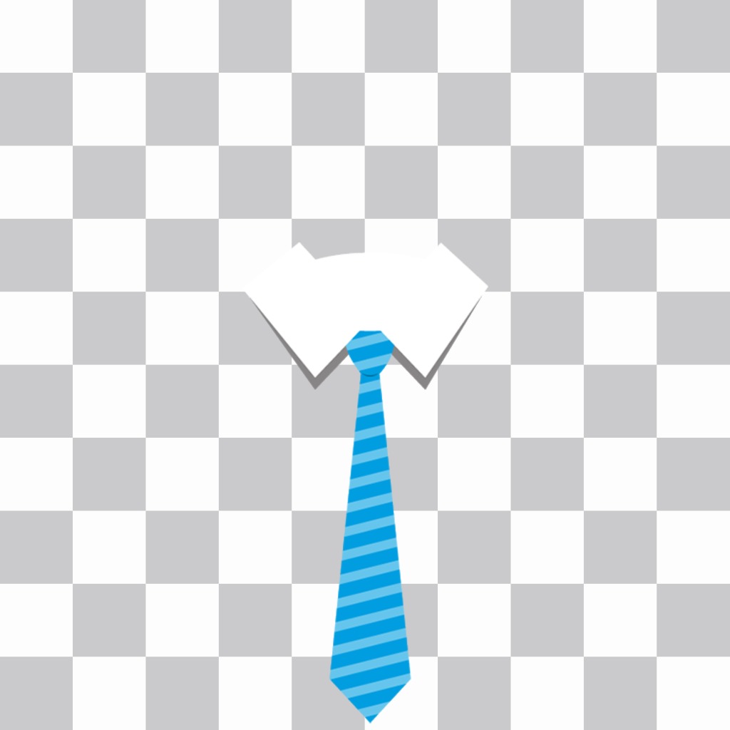 Blue tie to place on your photos and for free ..