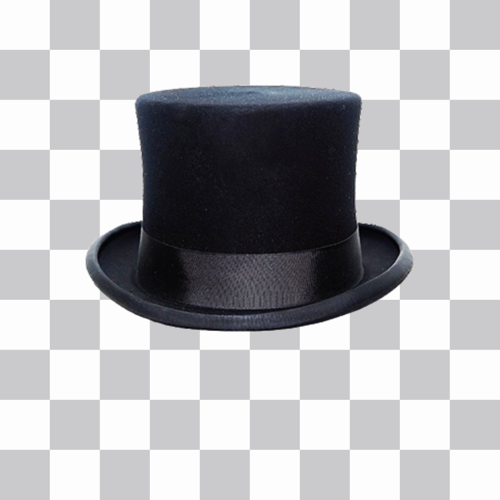 Wear a black top hat with this elegant sticker ..