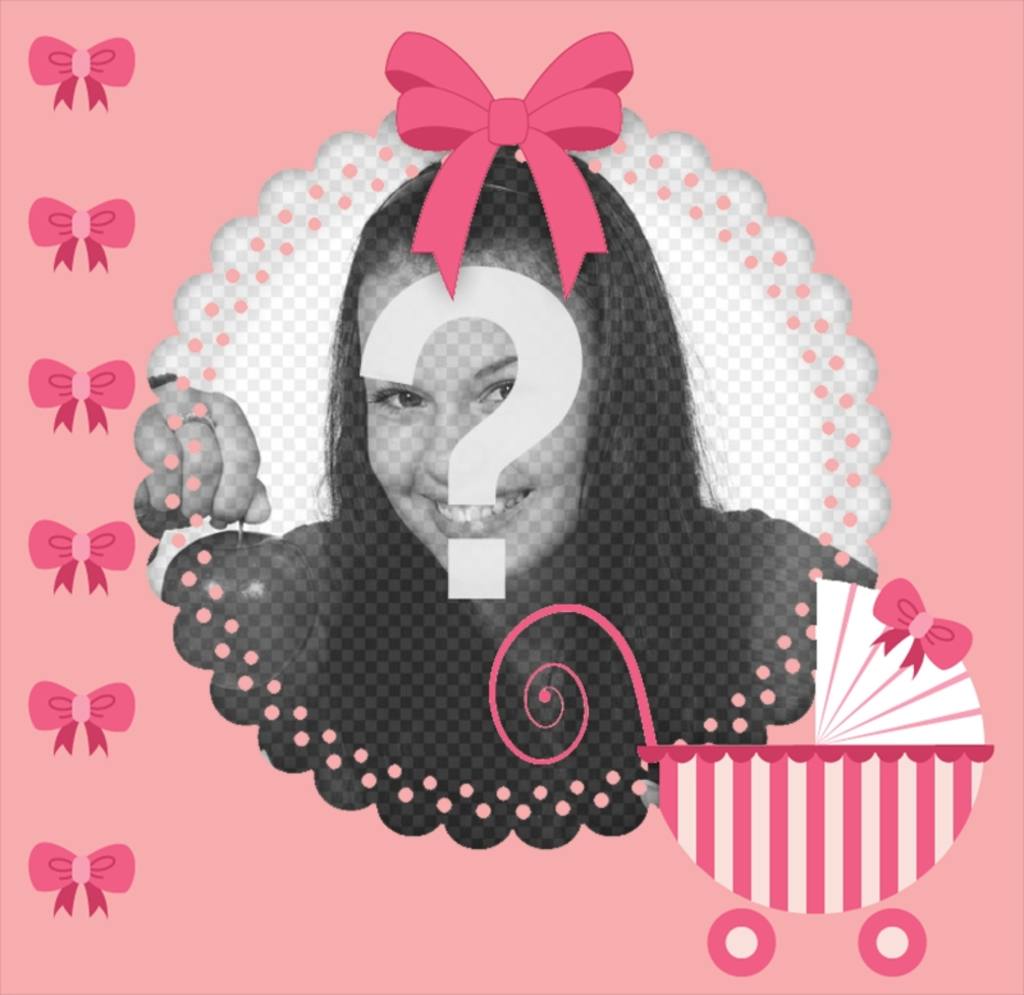 Celebrate the birth of your child uploading her photo to this effect ..