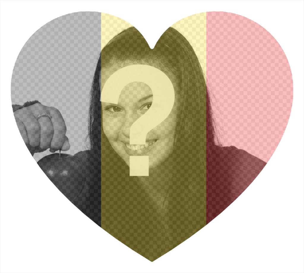 Your profile picture with heart-shaped Belgium flag ..