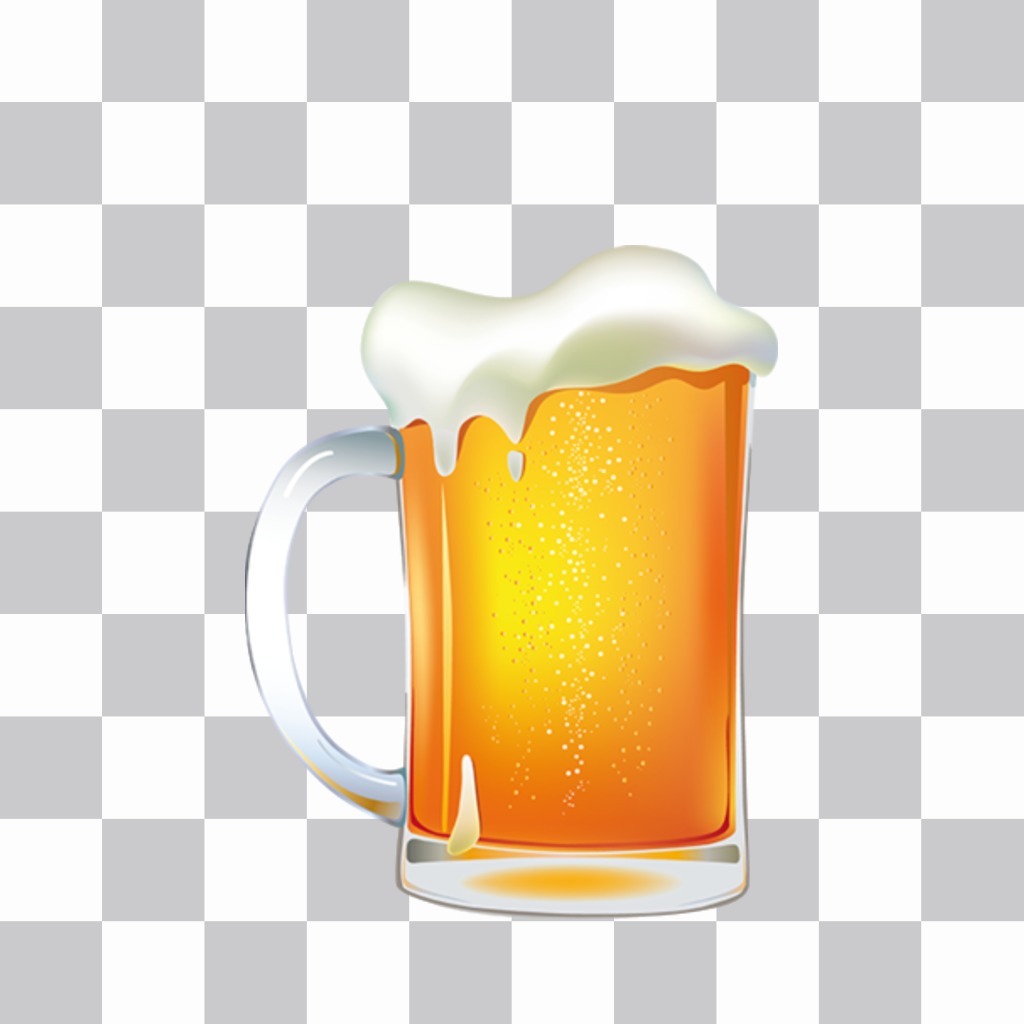 Free photo effect to put a beer on your photos ..