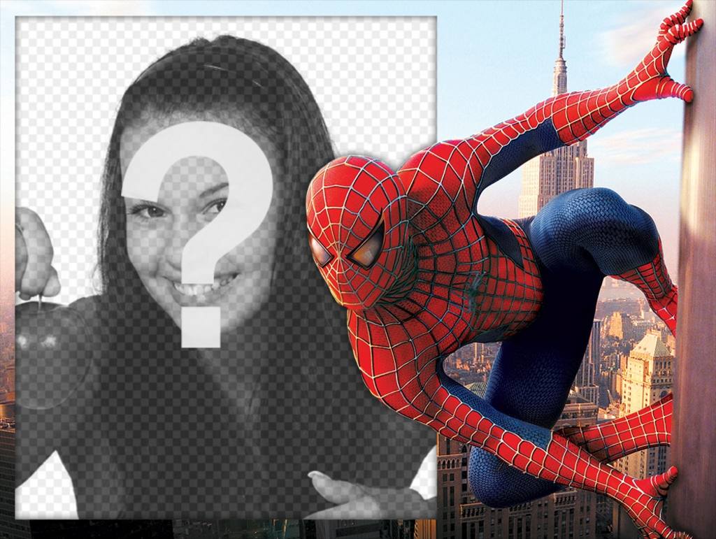 Spiderman Photo effect to edit with your picture ..