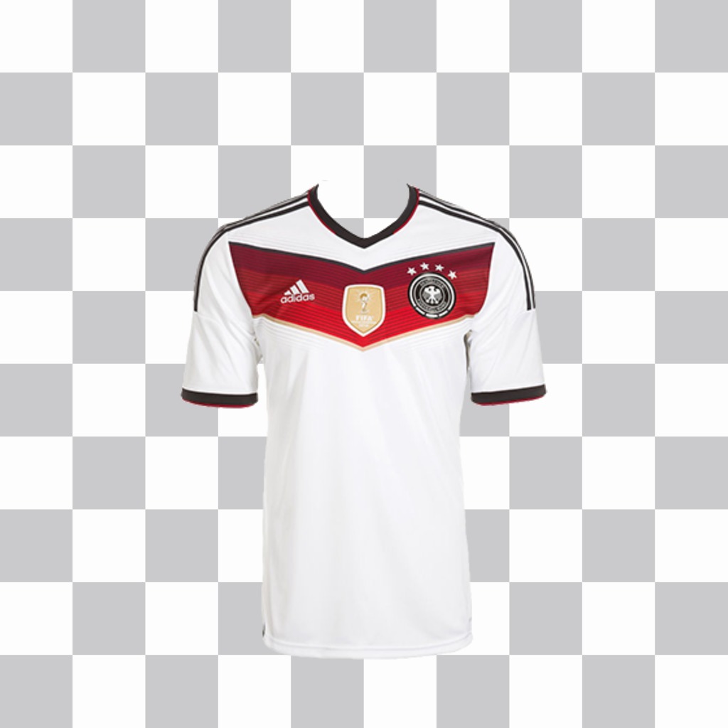 Photo effect to put the shirt for Germany on your photos ..