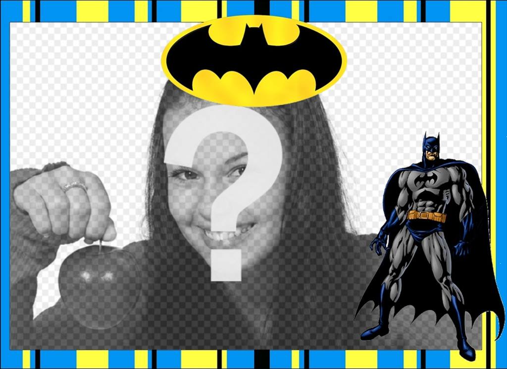 Free Batman frame to customize with your photos for free ..