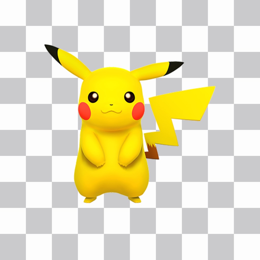Pikachu on your photos with this photo effect editable and free ..