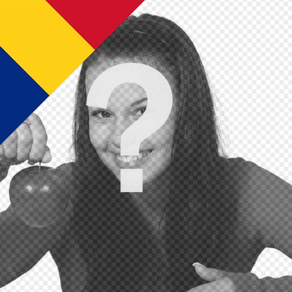 Romania flag to put in a corner of your photos for free ..