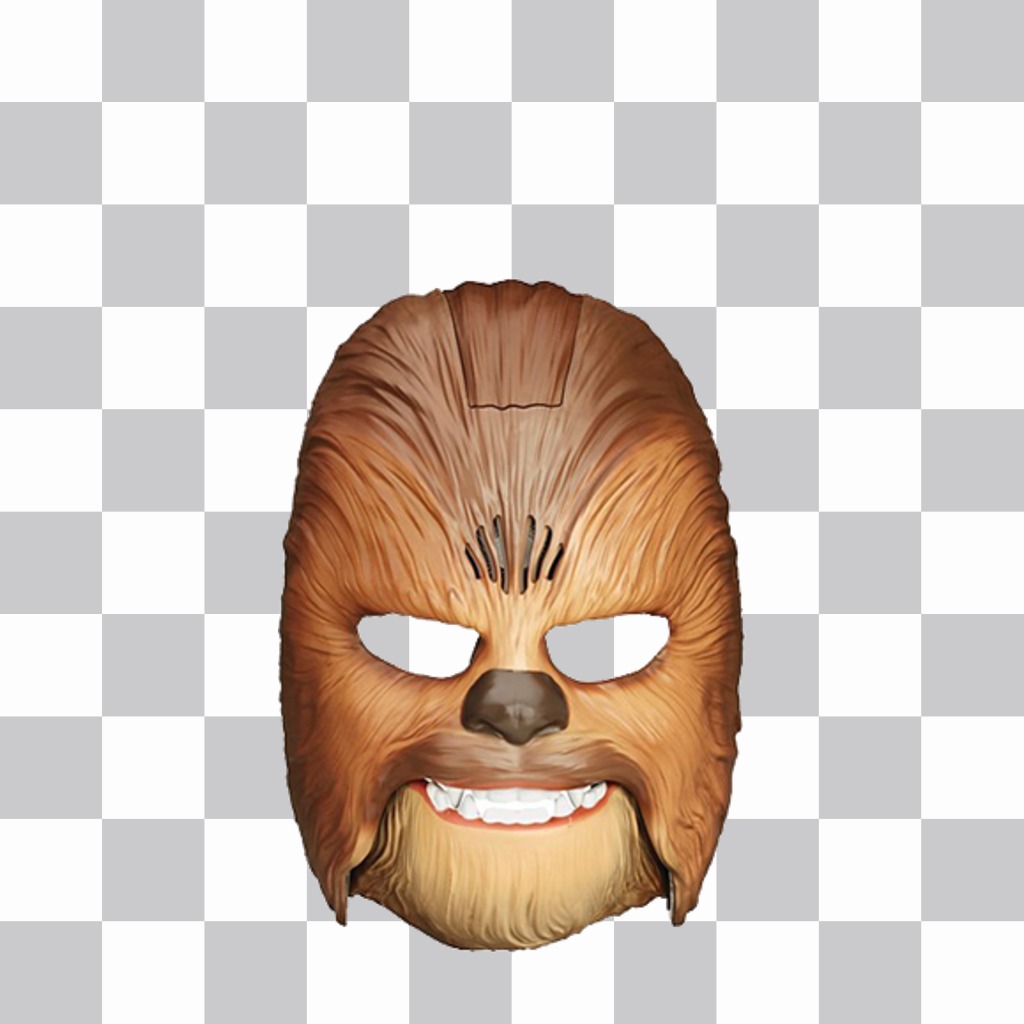 Put on your photos the Chewbacca mask with this free photo effect ..