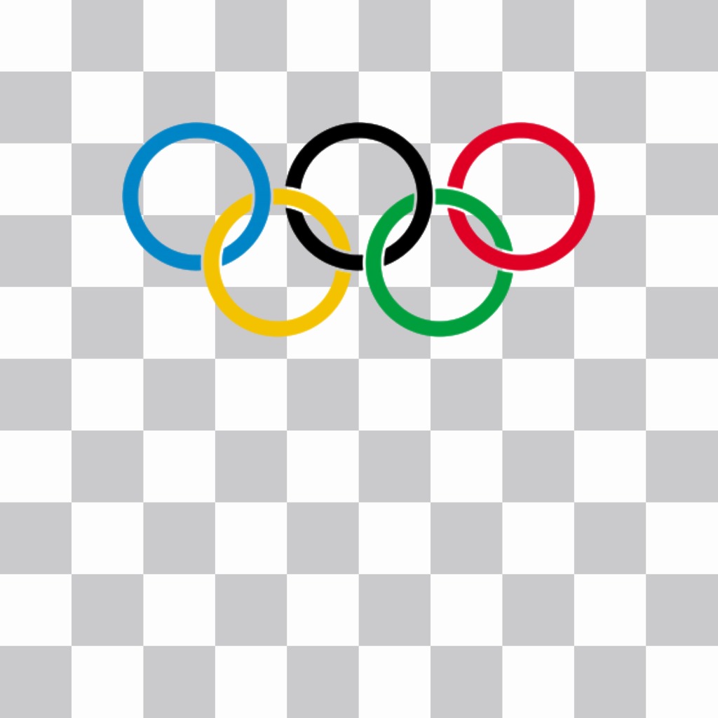 Photo effect of the Olympics logo to paste on your pictures ..