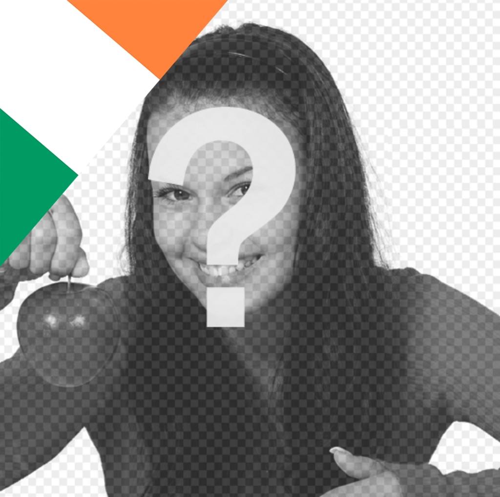 Effect to put the flag of Ireland on your photos and decorate it ..