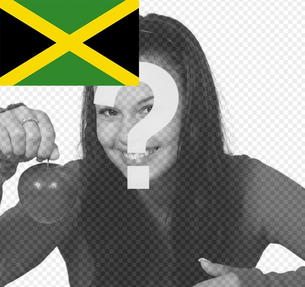 Flag of Jamaica to put in a corner of your photos for free ..