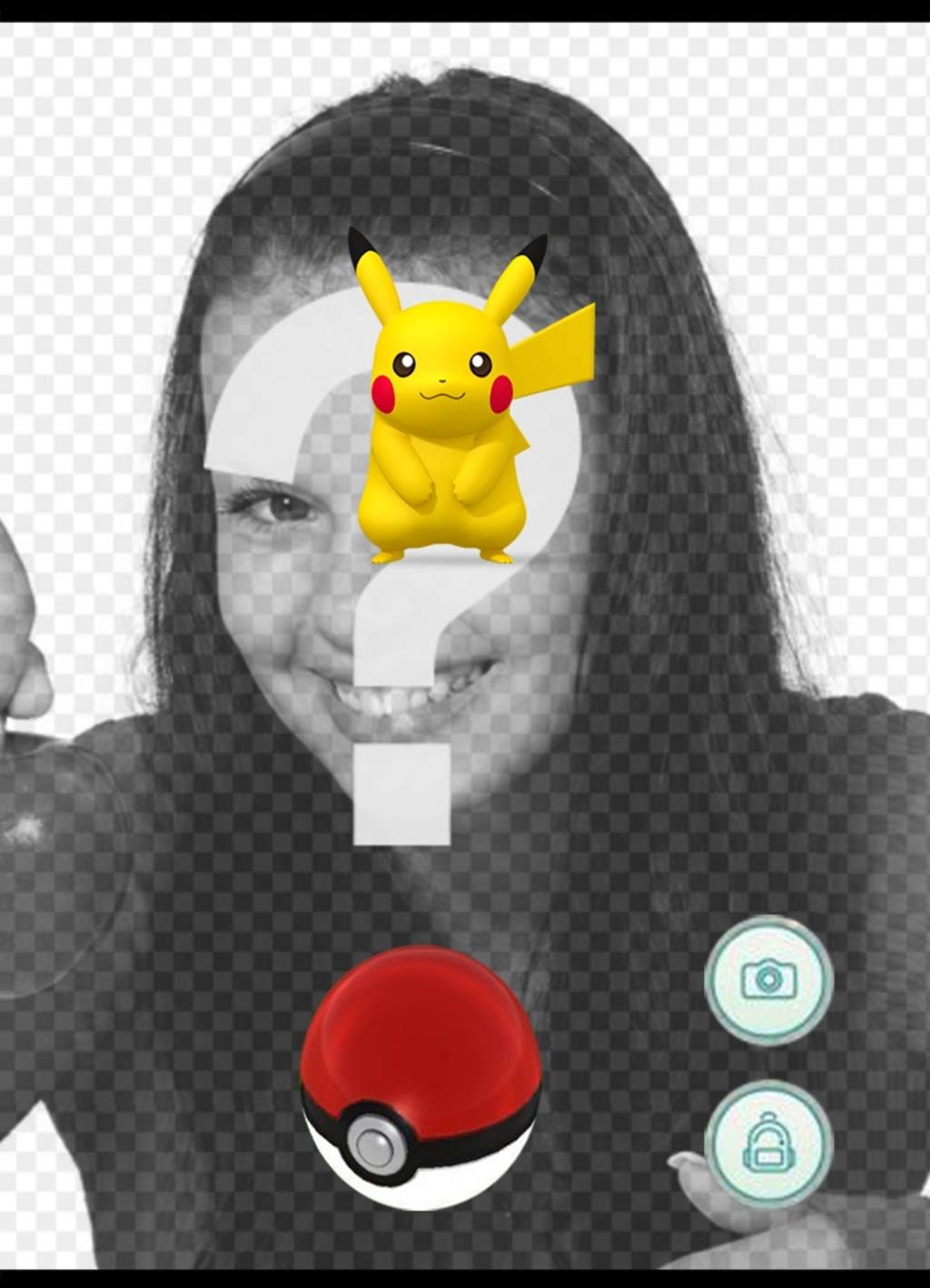 Photo effect with Pikachu of Pokemon Go application to put your photo ..
