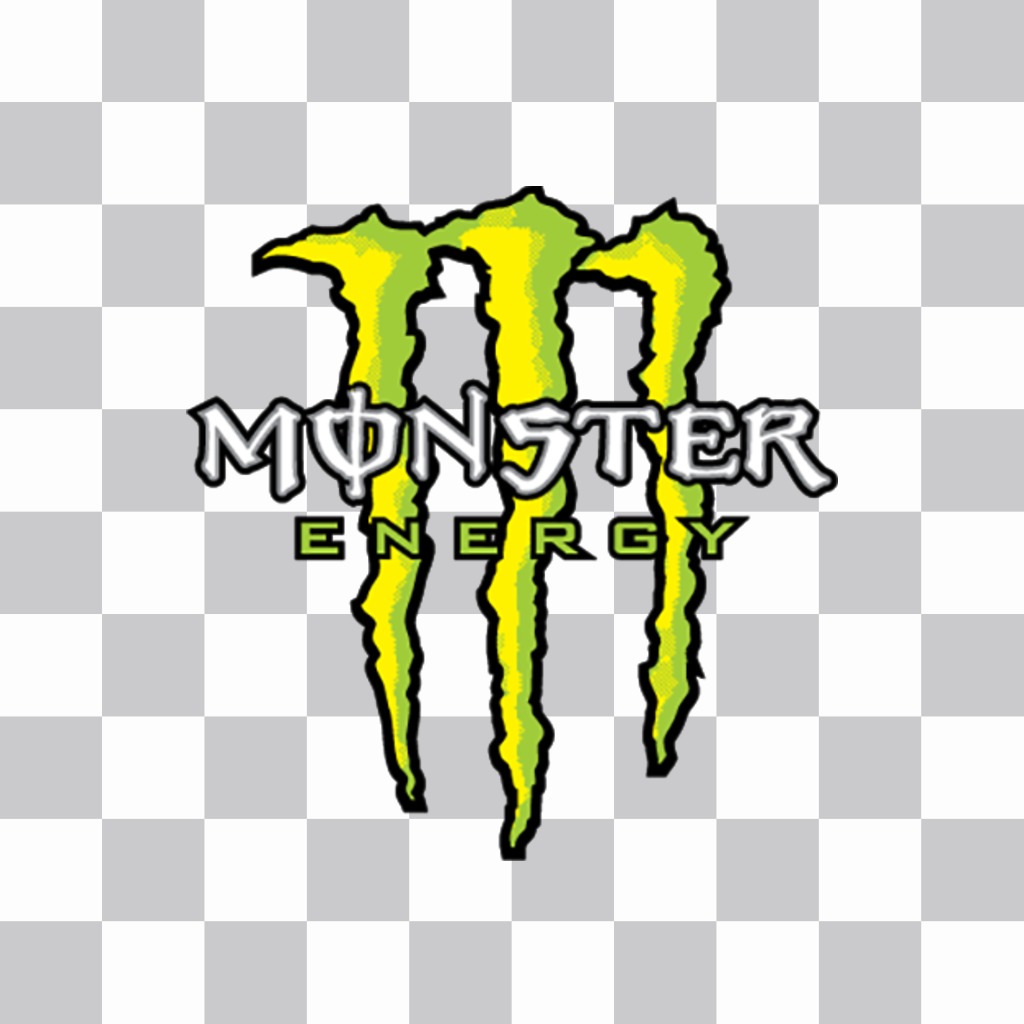 Logo of Monster Energy brand that you can paste in your pictures ..