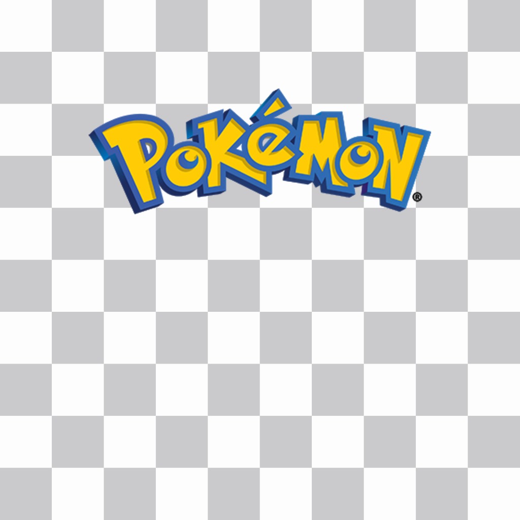 Logo of Pokemon that you can add in your pictures for free ..