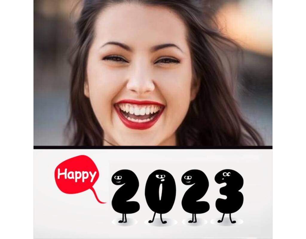 Online card to congratulate the new year 2024 ..