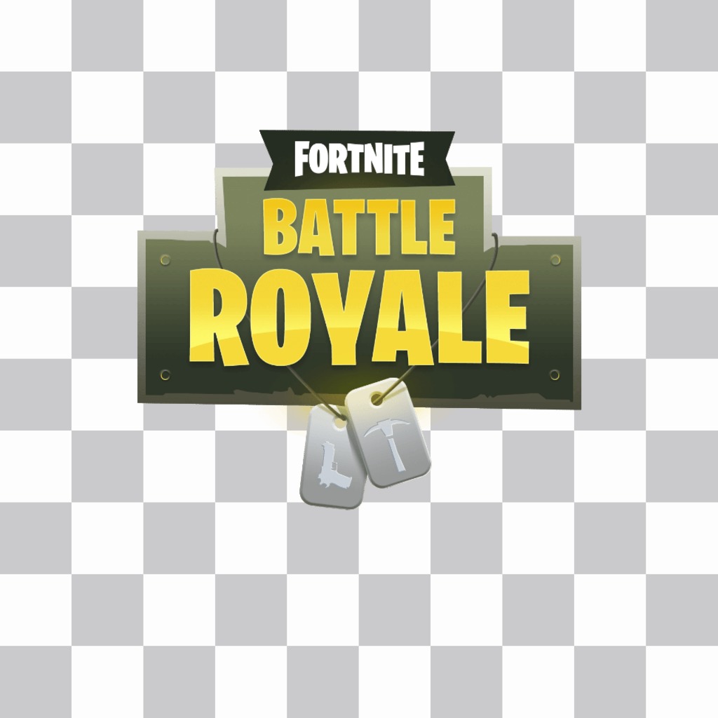 Fortnite game logo to put in your photo ..