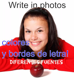 Write on photos online. Add text on photos.