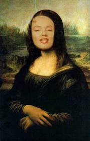 Photomontage of the Mona Lisa to put your face online