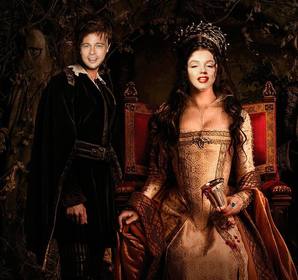 photomontage with king and queen