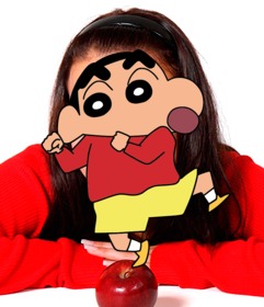 Photomontage with shin Chan Shinnosuke Nohara 1