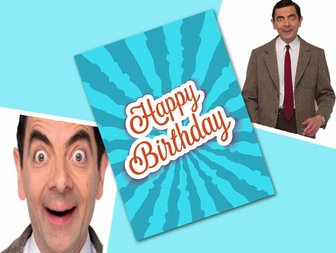 celebrate ur birthday with this original card to edit with two pictures