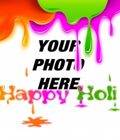 Frame For Photos Of The Holi Festival Frame For Photos Of The Holi Festival