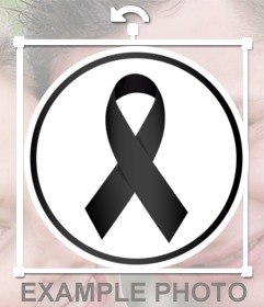 Put A Black Ribbon On Your Photos Online Put A Black Ribbon On Your Photos Online