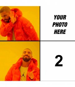 Photomontage Of The Drake Hotline Bling Meme With Two Photos