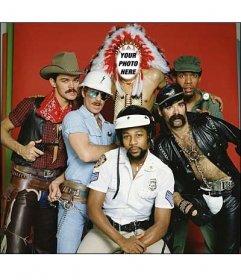 Become the Indian of Village People with this funny photomontage