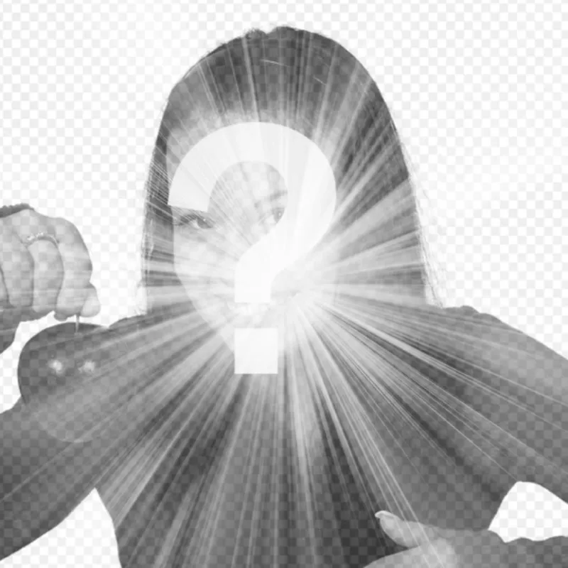 Effect of flash of white light to put your photos online