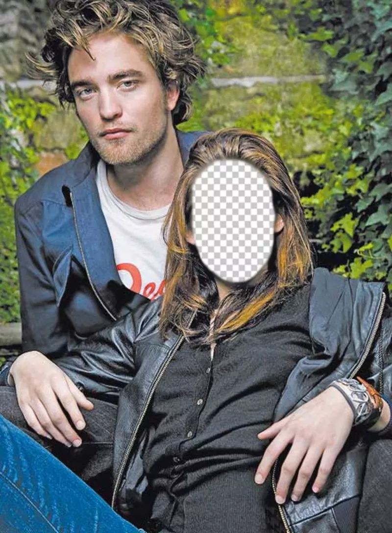 Photomontage to put a face to Kristen Stewart, with Robert Pattinson ..