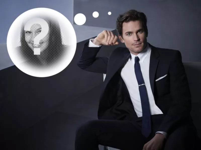Photomontage with Matt Bomer, the expected Christrian Grey in the film version of 