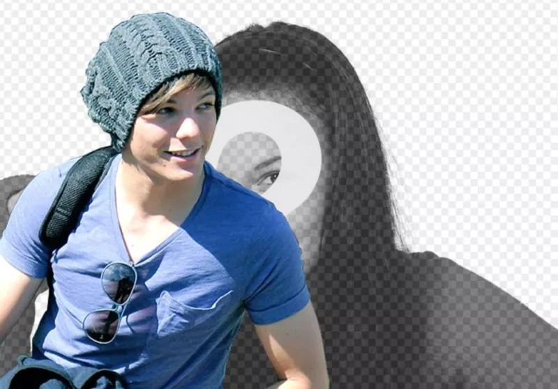 Photomontage with Louis Tomlinson of One Direction. Now you can appear on a picture with the component of the One Direction band on your..