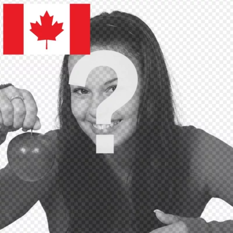 The Canada flag in your profile picture with this free