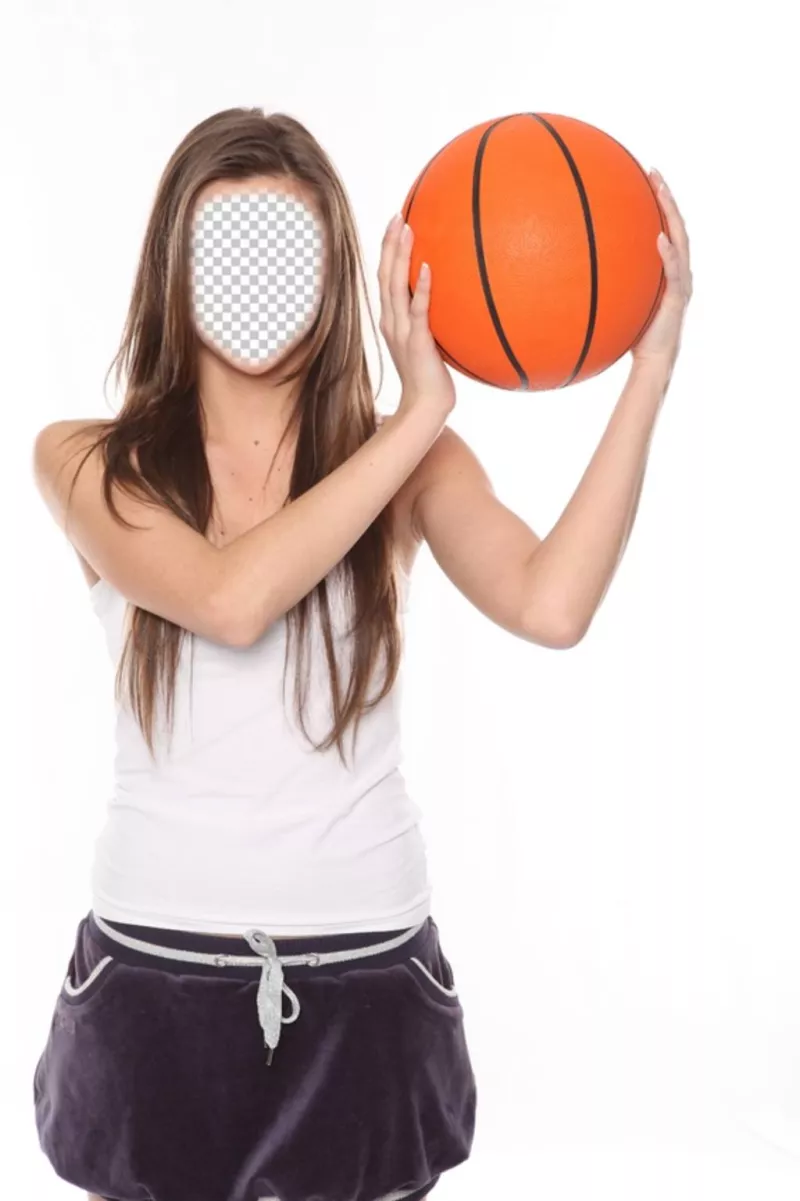 Photomontage of a basketball player to add your face ..