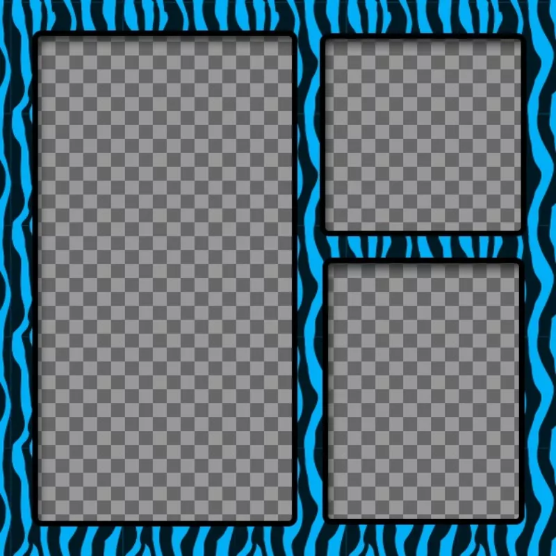 Frames to join three photos - Photofunny