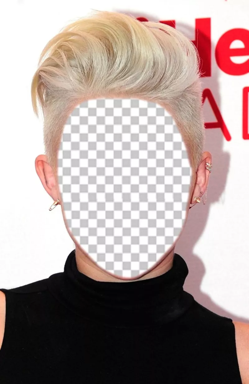 Photomontage to have the hairstyle of Miley Cyrus and free ..