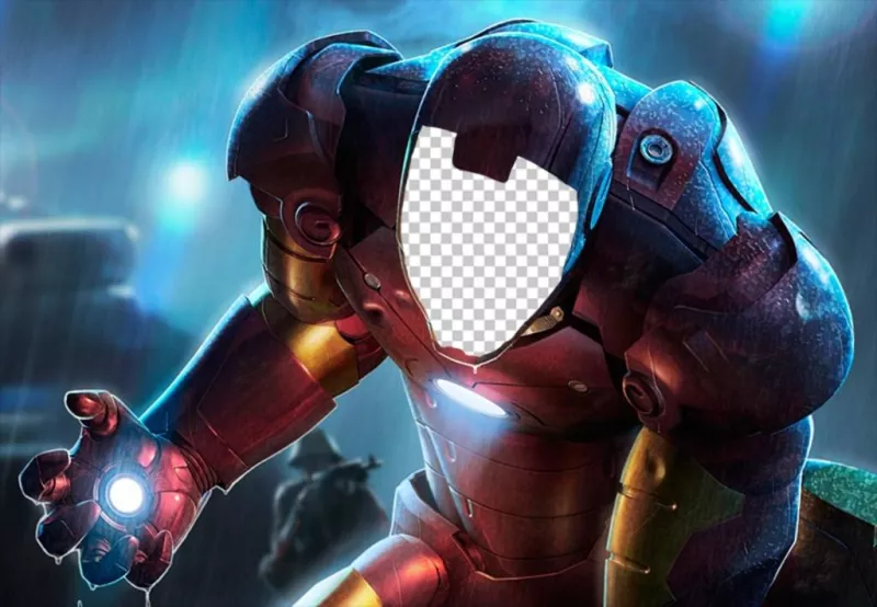 Photomontage to put your face in the special Iron Man suit ..