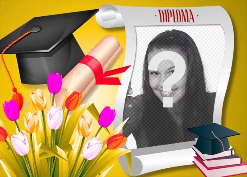 Diploma with your photo ..