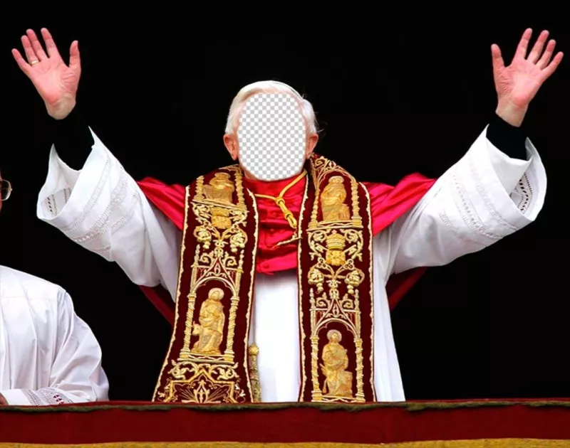 Online photomontage that lets you be the Pope ..