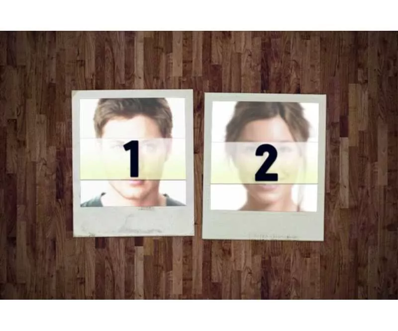 Joining two photos in an online Photofunny