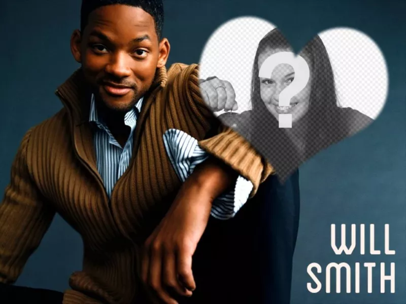 Collage of Will Smith with your photo ..