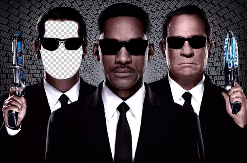 Photomontage with Men in Black agents to put your face ..