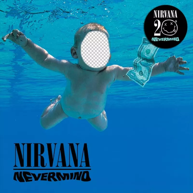 Photomontage with the CD cover of Nirvana to edit ..