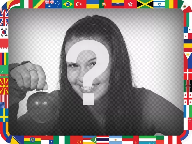 All the flags of the world in your photo ..