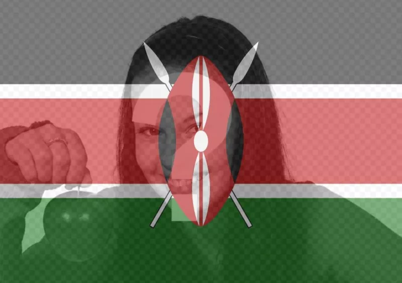 Filter of Kenya flag to put on your profile picture ..