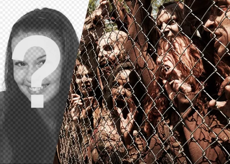 If you want to be surround with zombies then upload your photo here ..