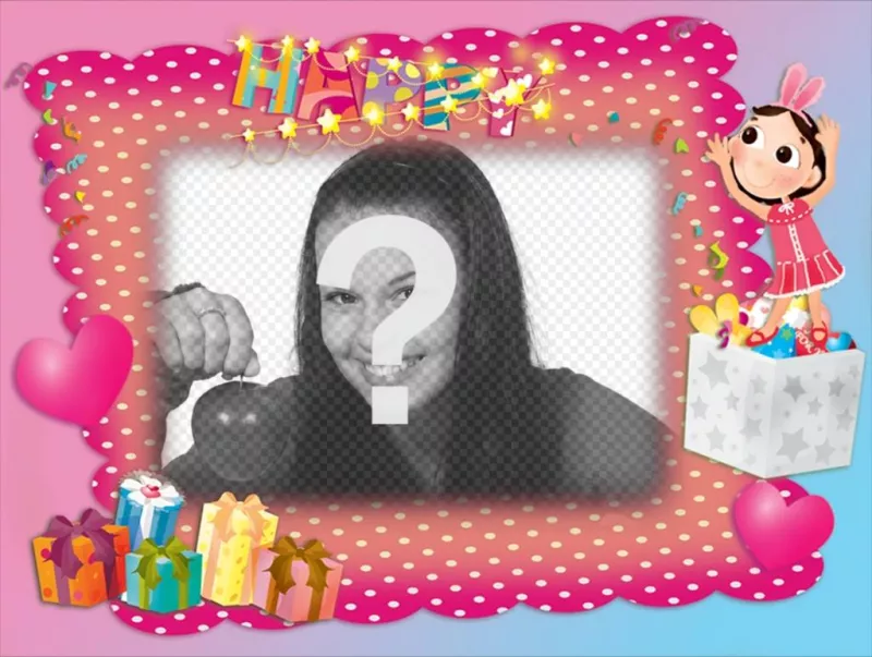 Birthday postcards for kids with your photos Photofunny