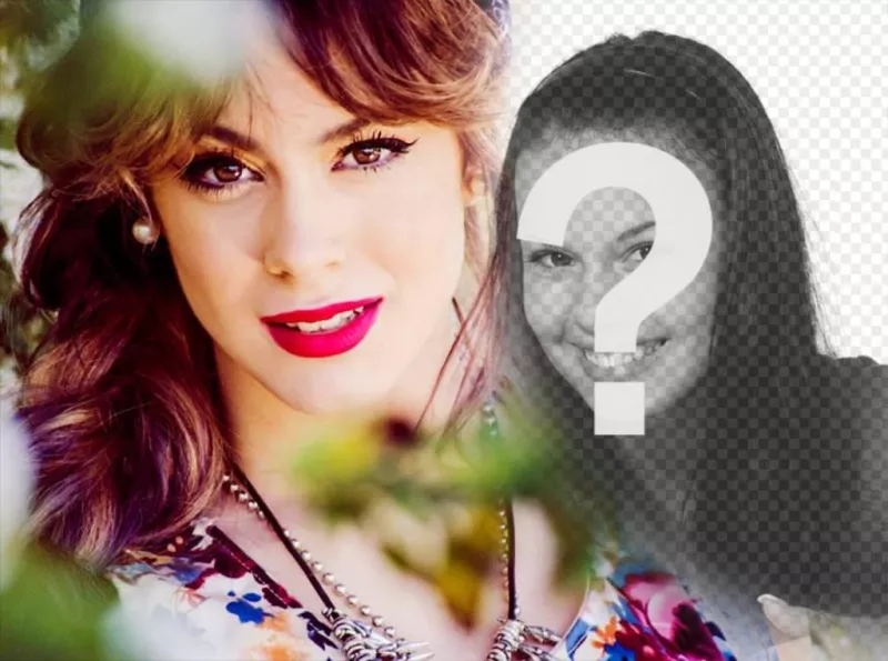 Upload your photo with the actress Tini Stoessel with this online effect ..