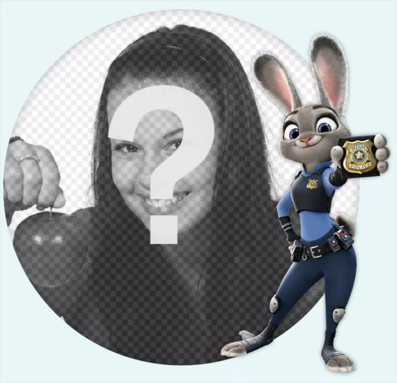Photo Effect With Bunny Judy Hopps Of Zootopia Movie